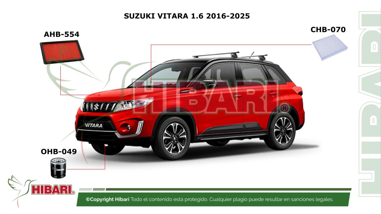 En este momento estás viendo SUZUKI VITARA 1.6 2016-2025